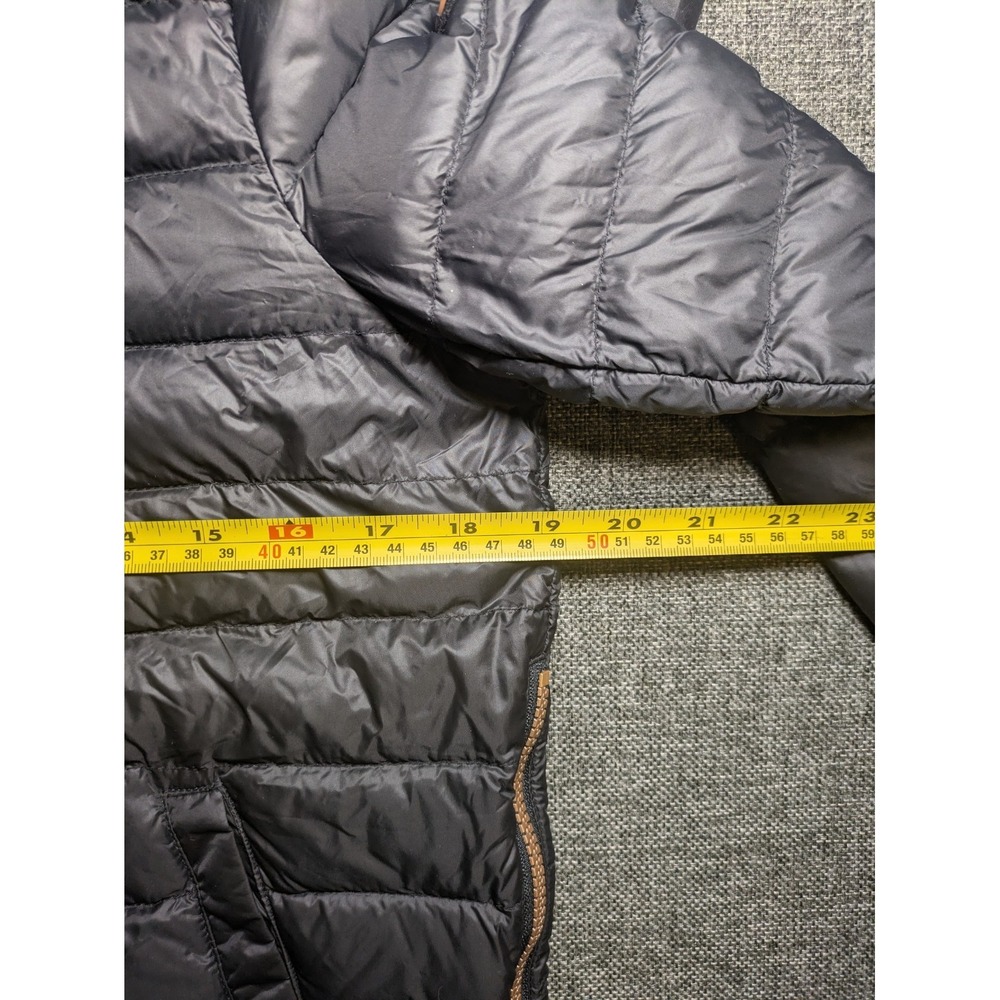 Bernardo Primaloft Quilted Puffer Jacket Womens Black XS Hooded Zip Down Coat - Picture 8 of 10